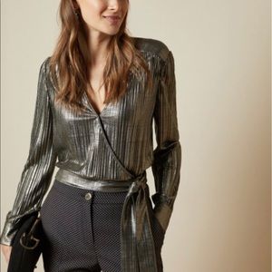 Ted Baker ELWIIRA Wrap Bow Detail Top